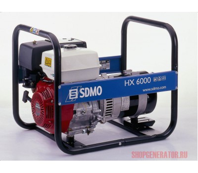 Бензиновый генератор SDMO HX 6000-S